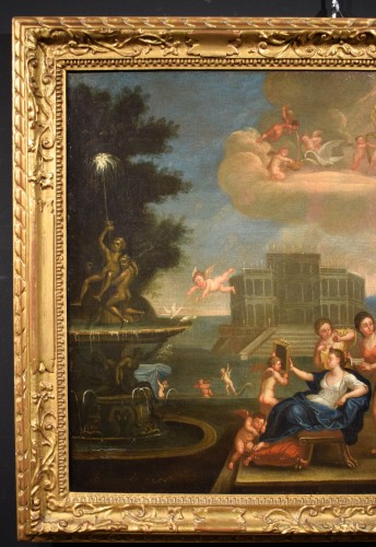 Paintings & Drawings  - The Toilet of Venus -  Bolognese school of the 17th century